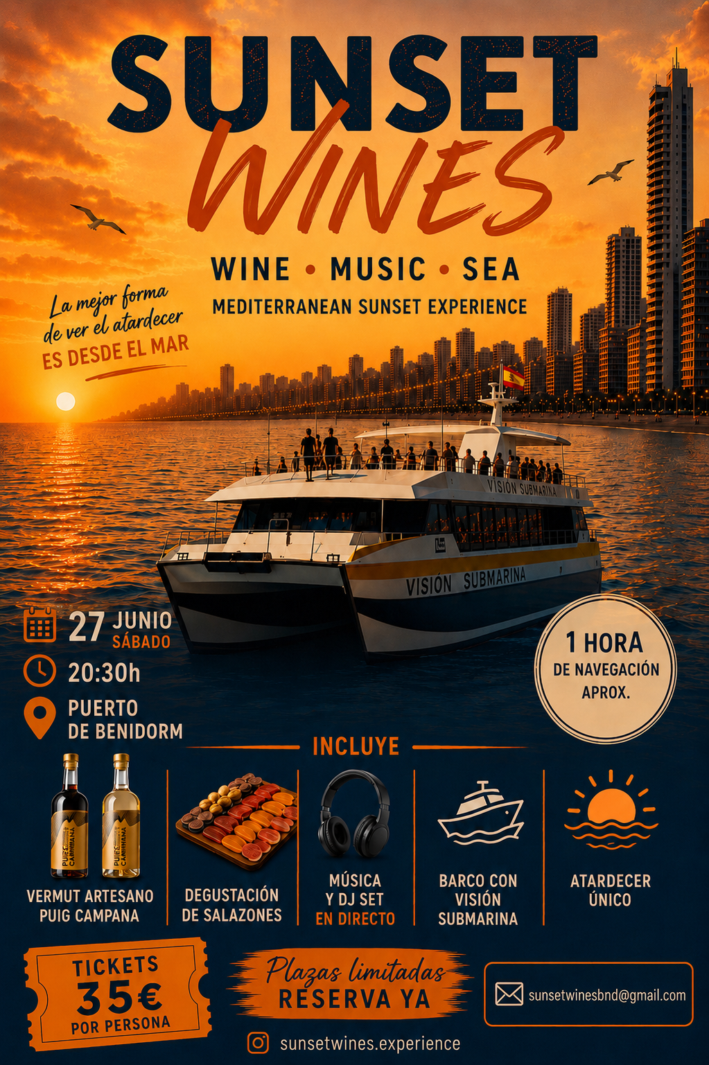 Sunset Wines 27 Junio